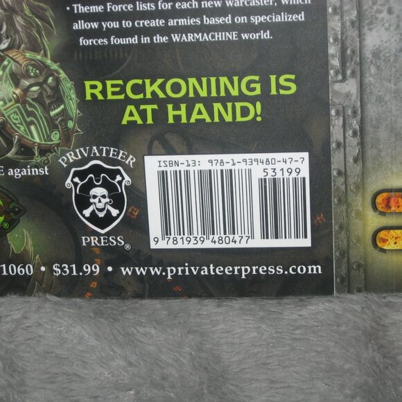 Warmachine RPG Softcover Book Reckoning 2409A6 - Picture 3 of 9